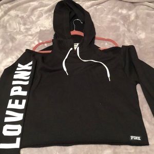 Victoria secret / PINK open shoulder hoodie